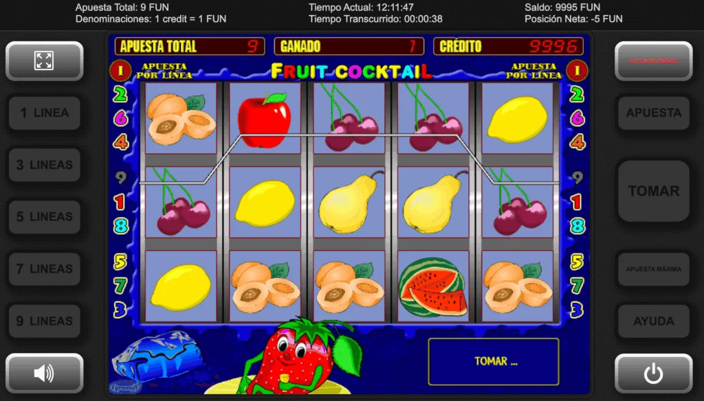 fruit cocktail juego gratis